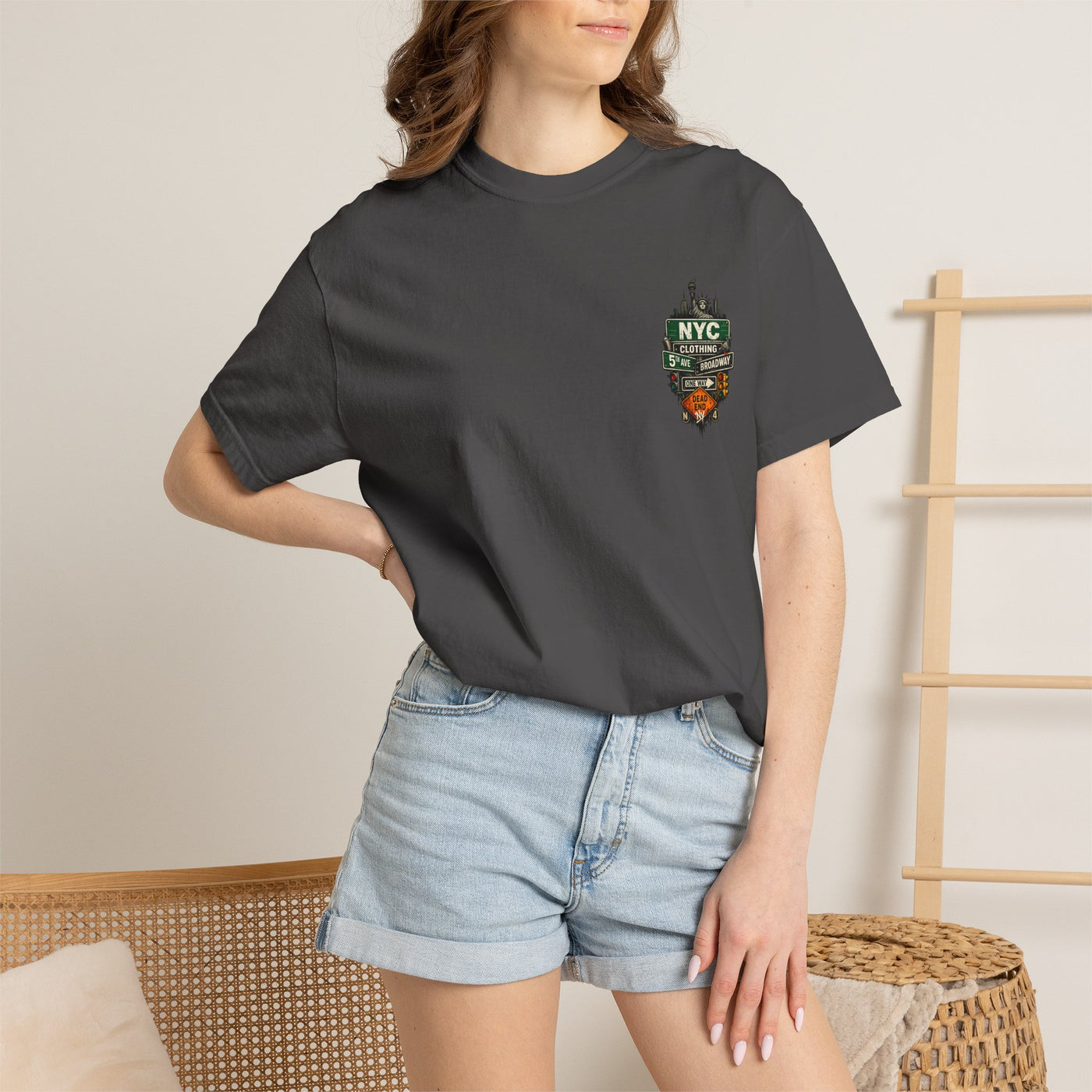 City Signage T-Shirt — Vintage City Badge Tee