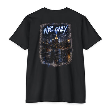 NYC Only T-Shirt — Night Skyline Graphic Tee