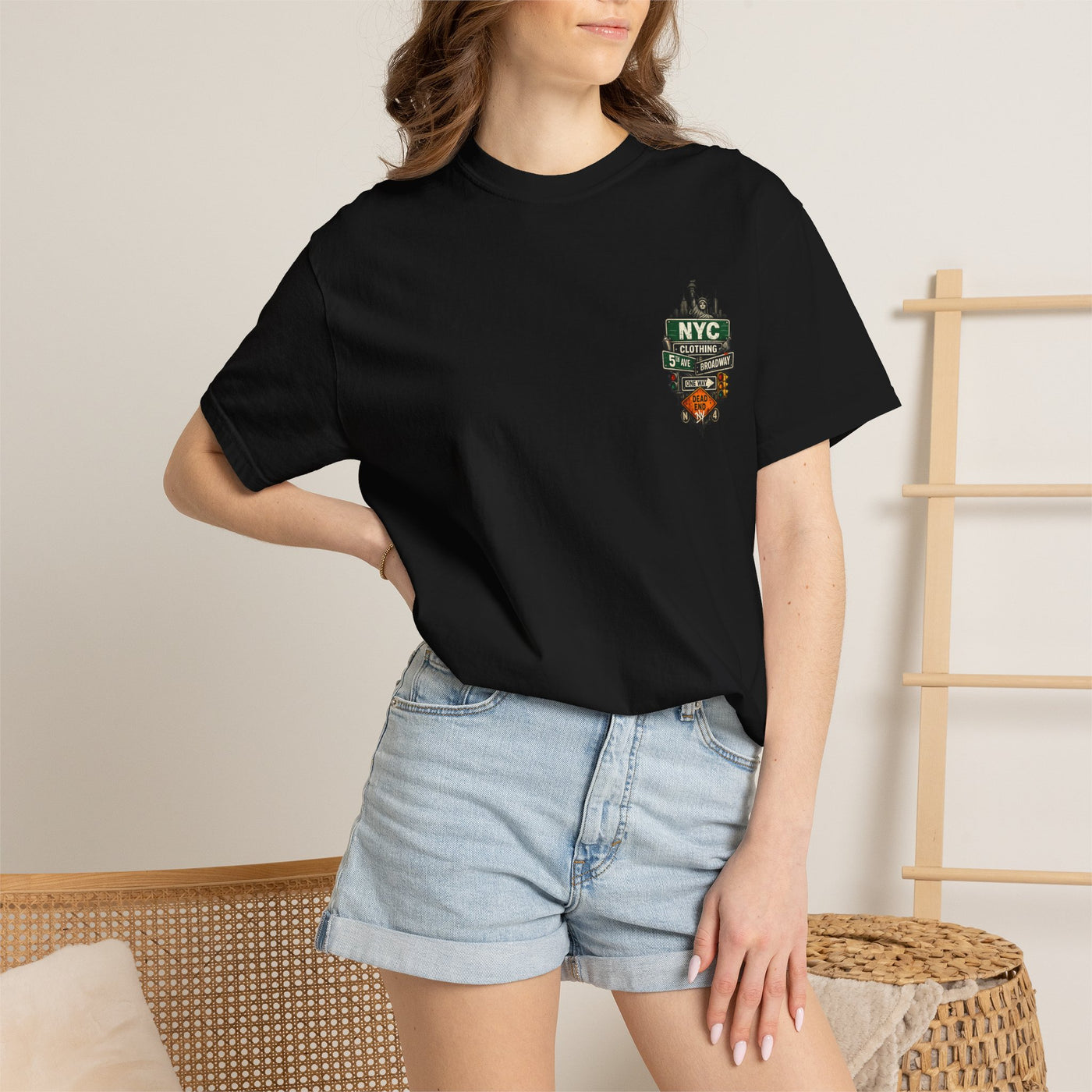 City Signage T-Shirt — Vintage City Badge Tee