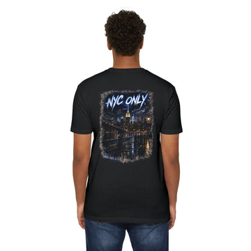 NYC Only T-Shirt — Night Skyline Graphic Tee