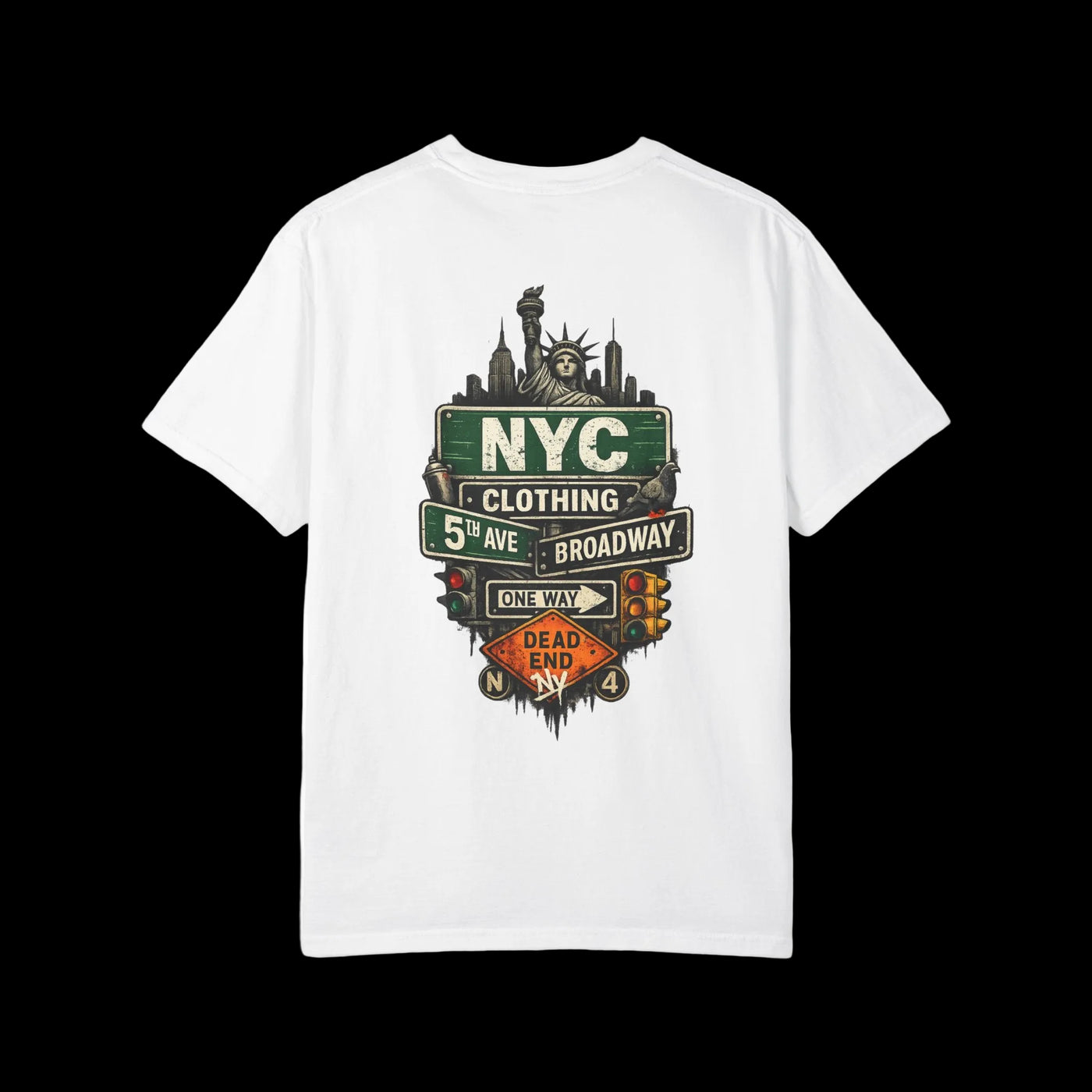 City Signage T-Shirt — Vintage City Badge Tee