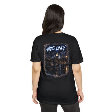NYC Only T-Shirt — Night Skyline Graphic Tee