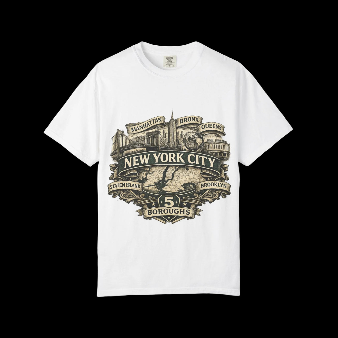 NYC Only Clothing Boroughs Tee