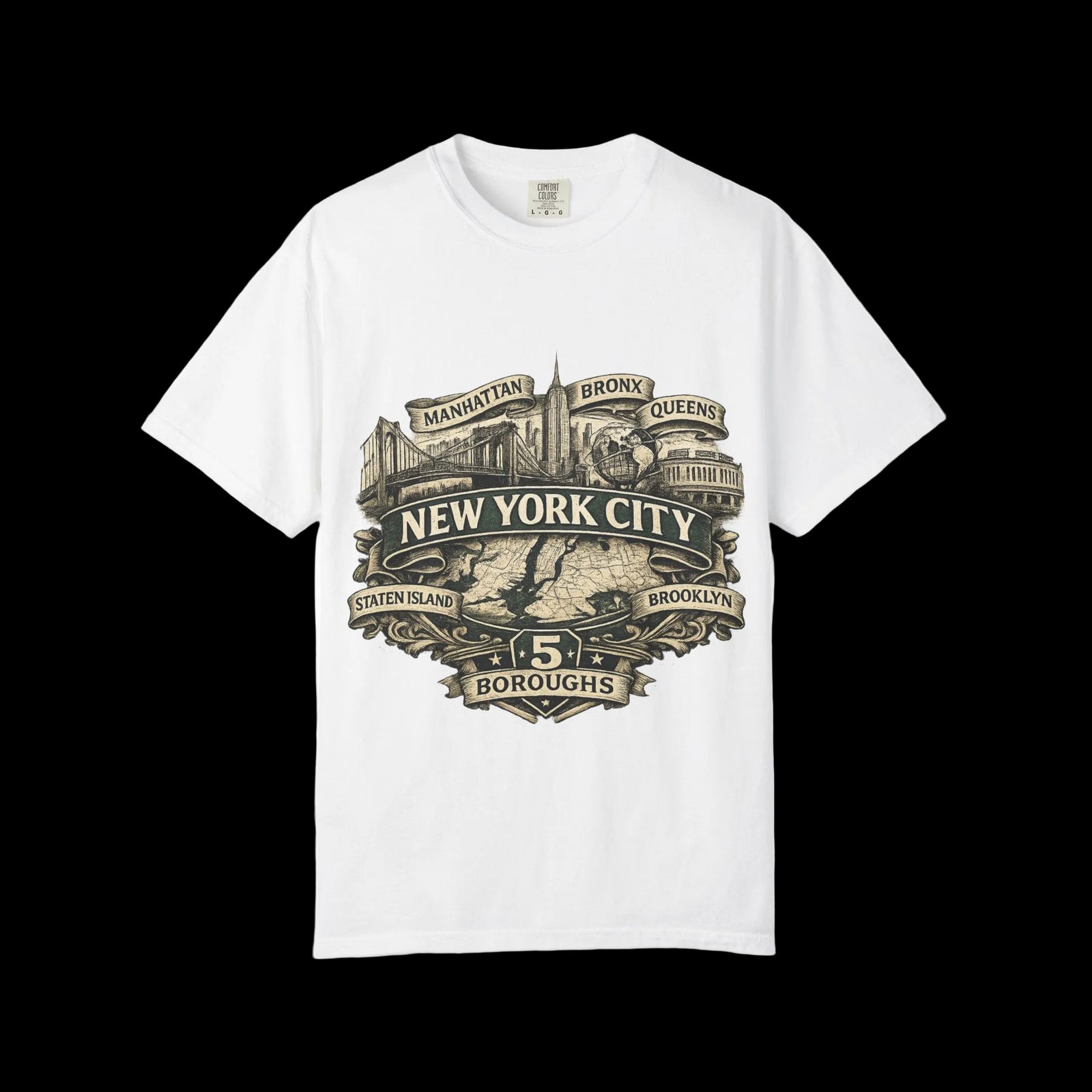 NYC Only Clothing Boroughs Tee